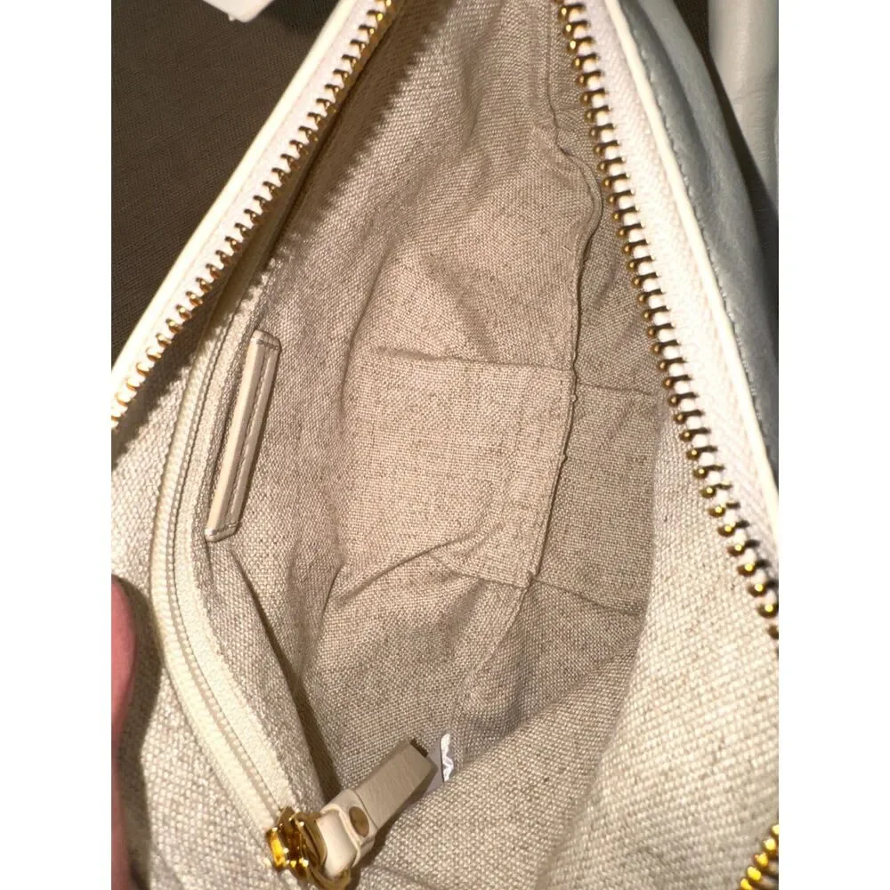 Mark and Graham Leather purse with two handles, Shoulder and Crossbody style